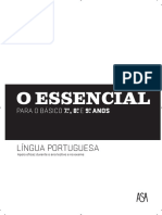 ASA - O Essencial Básico - LinguaPortuguesa - Parte 1 - 7º - 8 - 9º