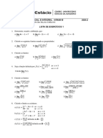 Lista de Exercícios 1 PDF