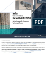 6wresearch - India Video Surveillance Market (2020-2026) - Sample