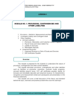 AC13.1.1 Module 1 - Provisions, Contingencies, and Other Liabilities