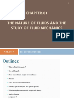 The Nature of Fluids and The Study of Fluid Mechanics: By: Sarbaz Banozai