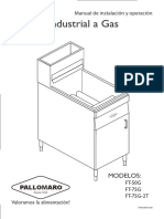 COCCION FREIDORES FREIDOR A.INOX A GAS 1 TANQUE 26L 308 Manual Freidor Tornado PDF