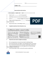 Progress Test 1 (Units 1-3) : A Complete The Sentences With The Words in The Box