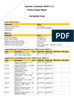 Cat Electronic Technician 2018C v1.0 Product Status Report