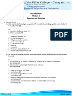 Module 1 Discrete Math Exercises and Activities 1