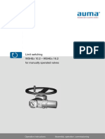 Limit Switching Wshex 10.2 - Wshex 16.2 For Manually Operated Valves