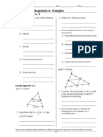 Special Segments in Triangles: Module Quiz: B