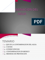 CHARLA No. 2 CONTAMINACIÓN DEL AGUA