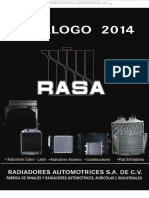 Catalogo Radiadores Automotrices Equipos Pesados Fabrica Panales Rasa Sistema Enfriamiento