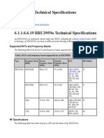 RRU3959a Technical Specifications