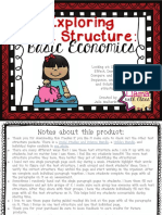 Basic Economics Text Structure Worksheets Free