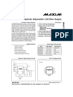 Digitally Adjustable LCD Bias Supply: Evaluation Kit Manual Follows Data Sheet