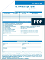 Dispute Transaction Form