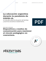 Dispositivos y Medios de Comunicacion ArgxEdu Pandemia