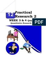 Practical Research 2: Week 3 & 4