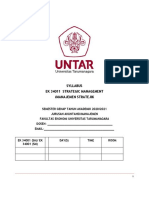 Syllabus Strategic Management GENAP 2021 - February 2021