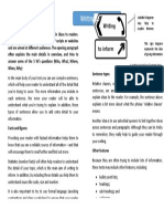 Writing To Inform Writing To Inform: Labelled Diagrams May Help To Explain Features