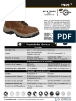 Propiedades Técnicas: Bota Tpu-Pu