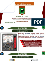 Alat Ukur Elektrik Multimeter