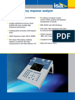 SFRA 5000: Sweep Frequency Response Analyzer