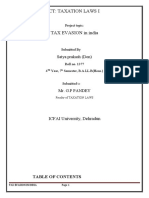 Subject: Taxation Laws I: Satya Prakash (Don)