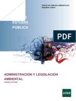 Guía de Estudio Pública: Administración Y Legislación Ambiental