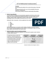 ICT & Multimedia Fundamentals: Computer Hardware Block Diagram (Above)