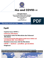 Probiotics and COVID-19: Taki Takining Sewaka Guna Widya Megejar Ilmu Pengetahuan Dan Kebajikan