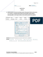 Just For Fun (Unit 4) : Page 1 of 2