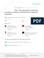 Deposition of Zinc - Zinc Phosphate Composite Coatings On Steel by Cathodic Electrochemical Treatment-1