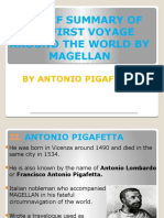 A Brief Summary of The First Voyage Around The World by Magellan