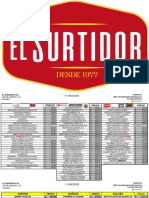 Lista de Precios El Surtidor S.R.L.