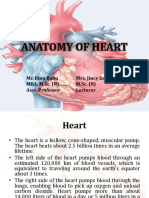 Anatomy of Heart: Mr. Binu Babu MBA, M.Sc. (N) Asst. Professor Mrs. Jincy Ealias M.Sc. (N) Lecturer