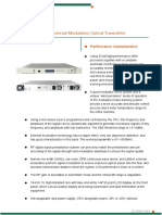 WT1500 Series External Modulation Optical Transmitter