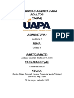 Tarea 3 de Auditoria 2, Andujar Guzman