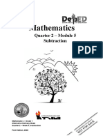 Mathematics: Quarter 2 - Module 5 Subtraction