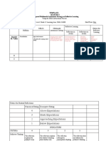 Template For Multi-Modal Assessment Strategies