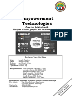 EmpTech - Q1 - Mod6 - Principles of Layout, Graphic, and Visual Message Design