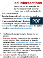 Interrupted Flow Facilities in Which External: Excessive Delays