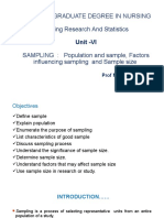 18 Apr NR Sampling I