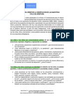 Anexo 2. Preguntas para Orientar La Observación, Escucha y Documentación de Los Maestros y Maestras