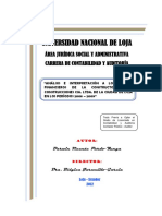 Análisis e Interpretación A Los Estados Financieros de La Constructora Care Construcciones Cia. L