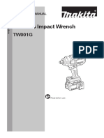 Cordless Impact Wrench: Instruction Manual