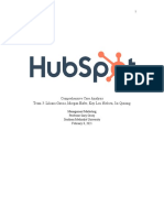 Hubspot Case Writeup Team 3