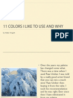 11 Colors I Like To Use and Why: by Gabor Svagrik