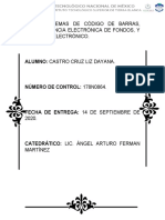 Investigación Sobre Sistemas de Código de Barras, Transferencia Electrónica de Fondos y Comercio Electrónico.