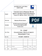 PA ESMP - Occupational Health & Safety Management Plan