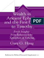 Wealth in Ancient Ephesus and The First Letter To Timothy - Gary G. Hoag