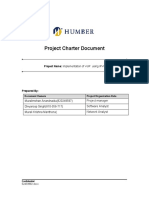 Project Charter Document: Project Name: Implementation of Voip Using Ipv6