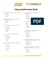 Weathering Quiz